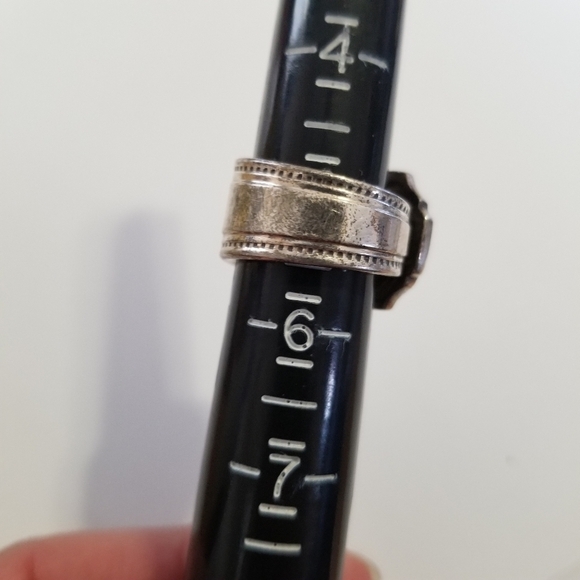 Oneida silverware repurposed ring size 5 - Picture 4 of 5